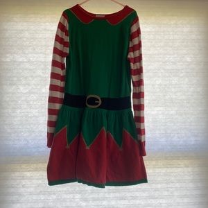 Girls elf dress